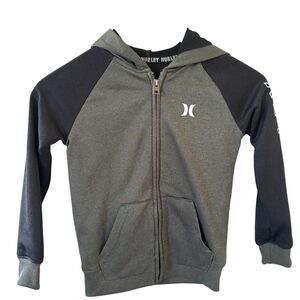 Hurley Boys Kids Jacket Hooded H20 Dri Size 5 4-5 Years Comfort Logo Outdoors